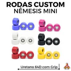 Rodas Fingerboard Com Grip Uretano Urethane Skate de Dedo Custom