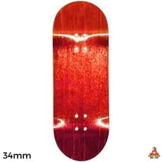 Deck Fingerboard Custom Minimalism Maple 34mm Profissinal Skate de Dedo