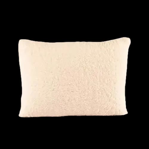 Fronha Travesseiro Grande Sherpa Carapinha 70 x 50 Capa de Travesseiro Lã Pelo Carneiro