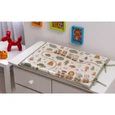 Trocador Para Comoda de Bebê Todo branco - Trocador para bebe Inteiro Branco