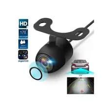 Camera Ré Automotivo Estacionamento Visão Noturna Colorida Prova D'agua Universal Cor Preto