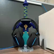 Suporte Fone e Controle Master Sword The Legend of Zelda