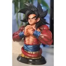 Estátua busto Goku Super Sayajin 4 Dragonball GT