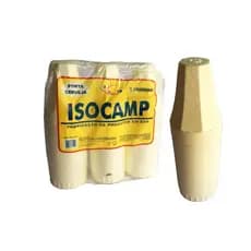 6 Porta Garrafa Térmica Isopor Camisinha Cerveja 600ml (6un) Cor Amarelo
