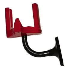 Suporte Plástico Parede Bobina Fundo Estrela Vermelho (1und)
