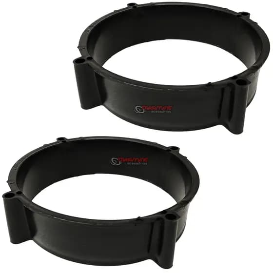 Par de aro adaptador para alto-falante automotivo gol G5 2008 até 2012 porta traseira