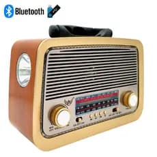 Radio Retro AM/FM  USB/Bluetooth/Micro SD Caixa De Som Portátil, recarregável !!!!