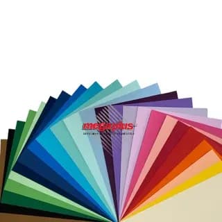50 Folhas Papel Color Plus A4 180 gramas  Original Fedrigoni  Colorido na Massa
