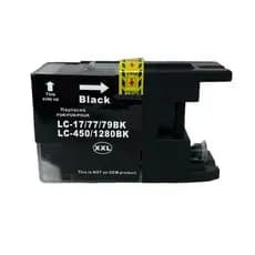 Cartucho de tinta genérico LC-1280 BK XXL / LC 450 / 17 / 77 / 79 para Brother