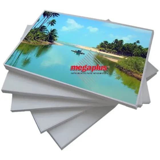 60 Folhas de Papel Fotográfico Foto 10X15 Brilhante Glossy  260 Gramas