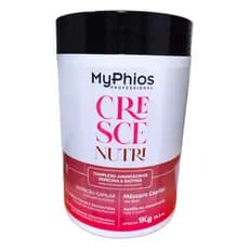 Mascara Nutrição Capilar Cresce e Nutri MyPhios cabelos fracos e desnutridos auxilio no crescimento