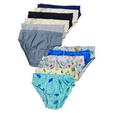Kit 12 Cuecas Slip infantil Algodão Cores Sortidas Kell Kids Menino Criança