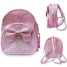 MINI MOCHILINHA VERNIZ LUXUOSA MENINA LINDA 0-5 ANOS GLITTER