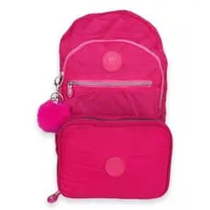 KIT MOCHILA NYLON TACTEL ESCOLAR GRANDE CAPACIDADE COM ESTOJO BOX 100 PENS