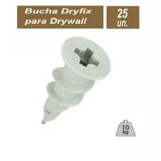 Bucha Dry Fix P/ Gesso Drywall Acartonado - Pacote 25 Pçs