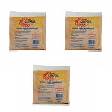 Kit com 3 Massa para Vidraceiro Linhal 500g