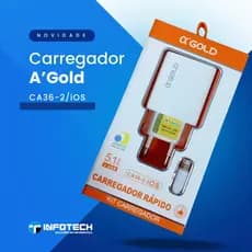 Carregador de Iphone 5.1A Turbo Carregamento Rápido 3 USB Agold
