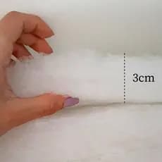 Manta Acrílica Perlon Grossa 3m Filtro Aquário Sump 1,4mx3cm