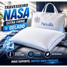 Travesseiro Nasa Viscoelástico 40x60 Ortopédico Antialérgico Macio