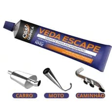 Orbi - Veda Escape 100g (Cola Adesivo De Vedação Orbi Para Escapamento)