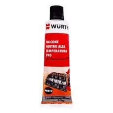 Wurth - Cola Silicone Preto 85g (Alta Temperatura Cinza Preto Automotivo)