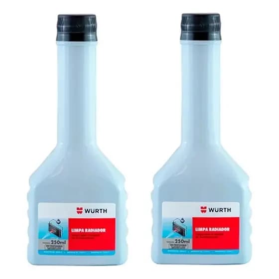 Wurth - 2x Limpa Radiador 250ml (Biodegradavel Limpeza De Arrefecimento)