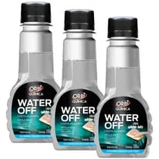 Orbi - 3x Water Off 100ml (Cristalizador de Vidros Imperbeabilizante Chuva)