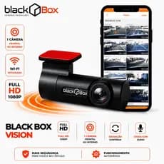 Black Box Vision - Câmera Veicular Wifi HD (Dashcam Automotiva Carro Uber App)