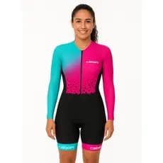 Macaquinho Ciclismo Feminino - Manga Longa Iris