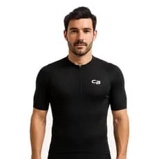 CAMISA CICLISMO SLIM BLACK MASCULINA