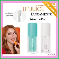 Mari Maria Lip Juice – Gloss Hidratante com Efeito Espelhado | Menta e Coco | Lançamento