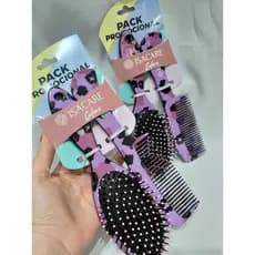 Kit escova e pente profissional / pentear cabelos /escova /cabelereiros /salão de beleza