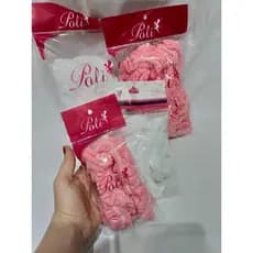 Touca descartável em TNT para uso profissional e higiene / Touca em TNT rosa e branca