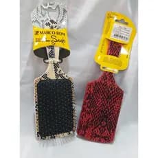Escova raquete profissional para pentear cabelo com cerdas maleáveis