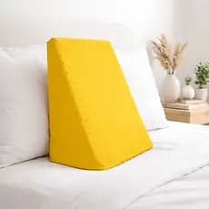 Capa Para Almofada Travesseiro Triangular Pós Cirúrgico Leitura Anti Refluxo 30x45x65