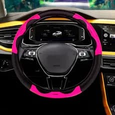 Capa De Volante Rosa Sofisticada a Melhor Do Mercado e Mais Desejada