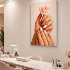Quadro Manicure Para Salão Hall Quadro Unhas Pintadas