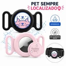 Case Airtag Pet GPS Para Coleira Cachorro Gato Impermeável