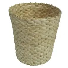 Cesto vaso cachepô palha de milho plantas lixeira