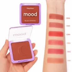 Ruby Rose Blush Cremoso Mood Alta Pigmentação Longa Duração