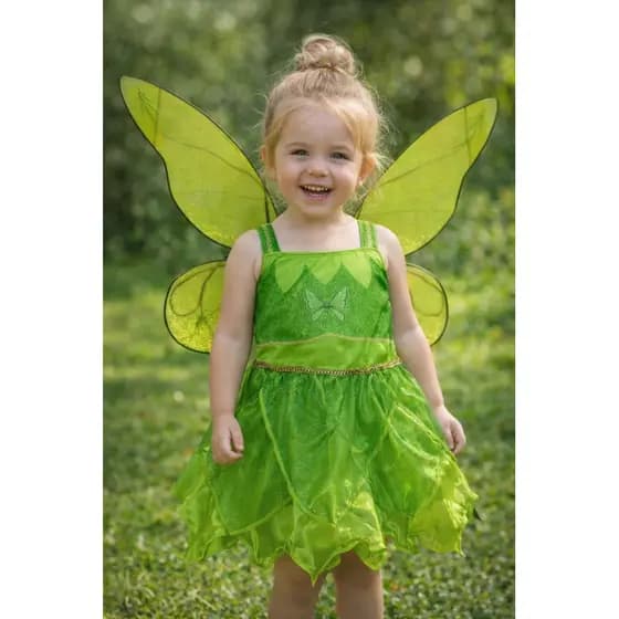 vestido fantasia Sininho tinkerbell infantil
