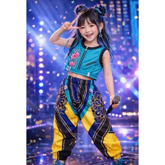 fantasia guerreiras Zoey do kPop huntrix festa infantil