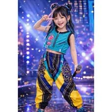 fantasia guerreiras Zoey do kPop huntrix festa infantil
