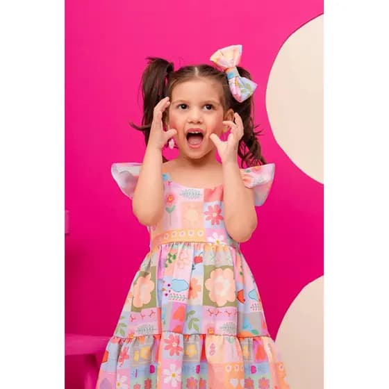 vestido florecer flores candy infantil