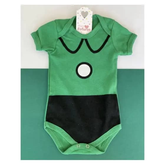 Body cebolinha baby turma da Mônica Mesversario