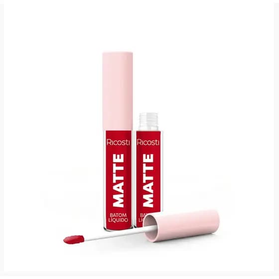 Batom Matte Líquido Vegano Ricosti Cor Jade