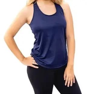 REGATA FEMININA TECIDO POLIÉSTER MODA VERÃO