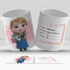 Kit Escolar Personalizado: Caneca + Toalhinha