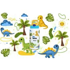 Squizzer Infantil 500ml Volta às Aulas – Garrafa Escolar Tema Infantil