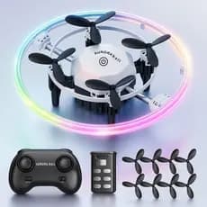 Drone Infantil Barato FX-41 Aurora Ball Luz Colorida Voo 360 Brinquedo Tecnológico Criança Divertido